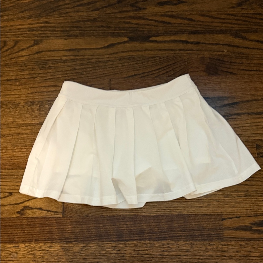 Fila white pleated tennis skirt